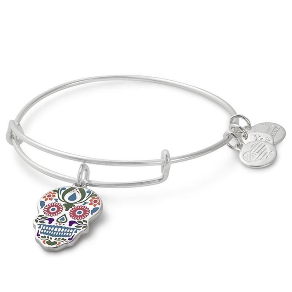 💀 Alex and Ani Color Infusion Calavera Bangle NWT